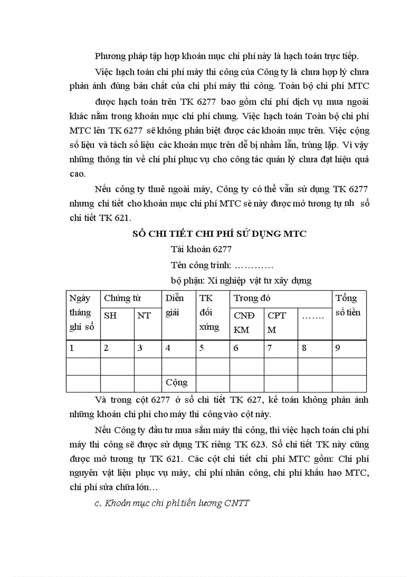 image for page Tổ chức công tác kế toán tập hợp chi phí sản xuất và tính giá thành sản phẩm tại Công ty Xây dựng công trình I