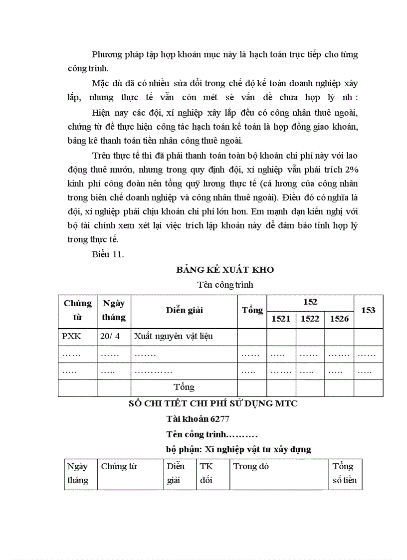 image for page Tổ chức công tác kế toán tập hợp chi phí sản xuất và tính giá thành sản phẩm tại Công ty Xây dựng công trình I