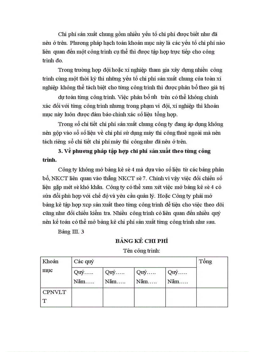 image for page Tổ chức công tác kế toán tập hợp chi phí sản xuất và tính giá thành sản phẩm tại Công ty Xây dựng công trình I