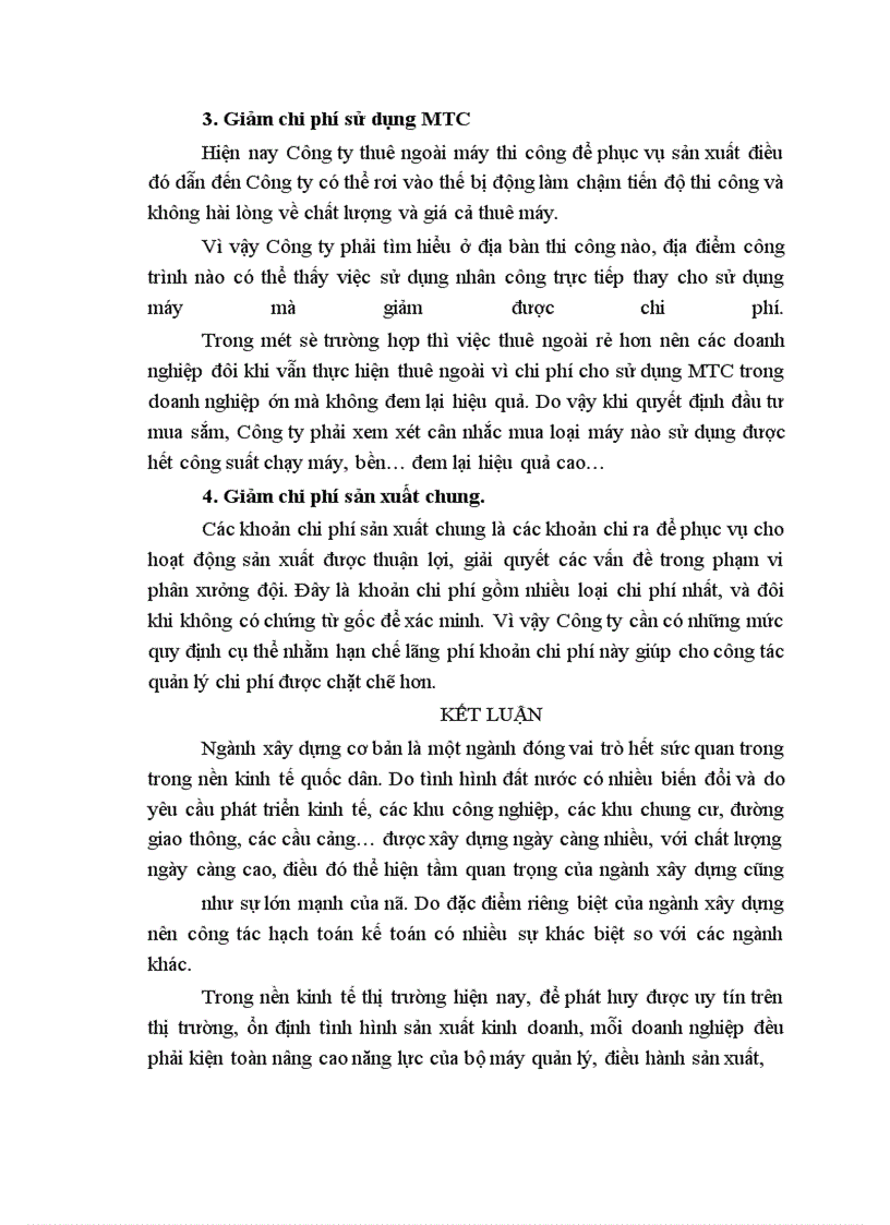 image for page Tổ chức công tác kế toán tập hợp chi phí sản xuất và tính giá thành sản phẩm tại Công ty Xây dựng công trình I
