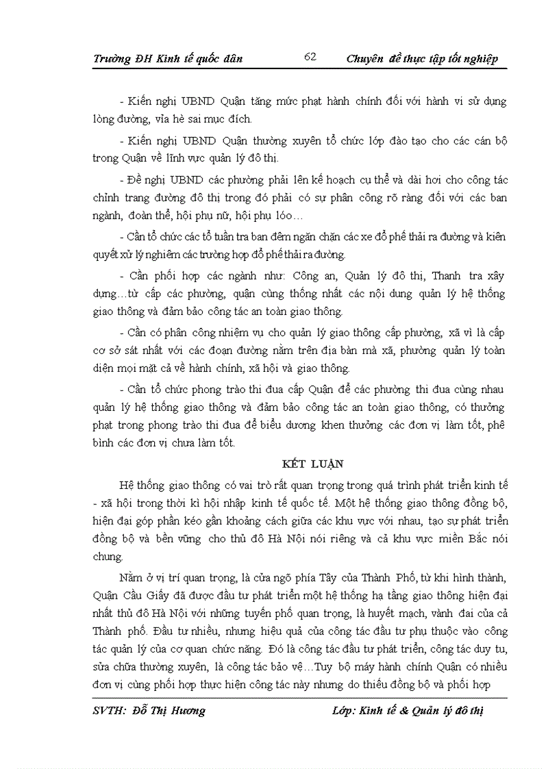 image for page Một số giải pháp nhằm nâng cao hiệu quả công tác quản lý hệ thống giao thông đô thị trên địa bàn Quận Cầu Giấy, Thành phố Hà Nội