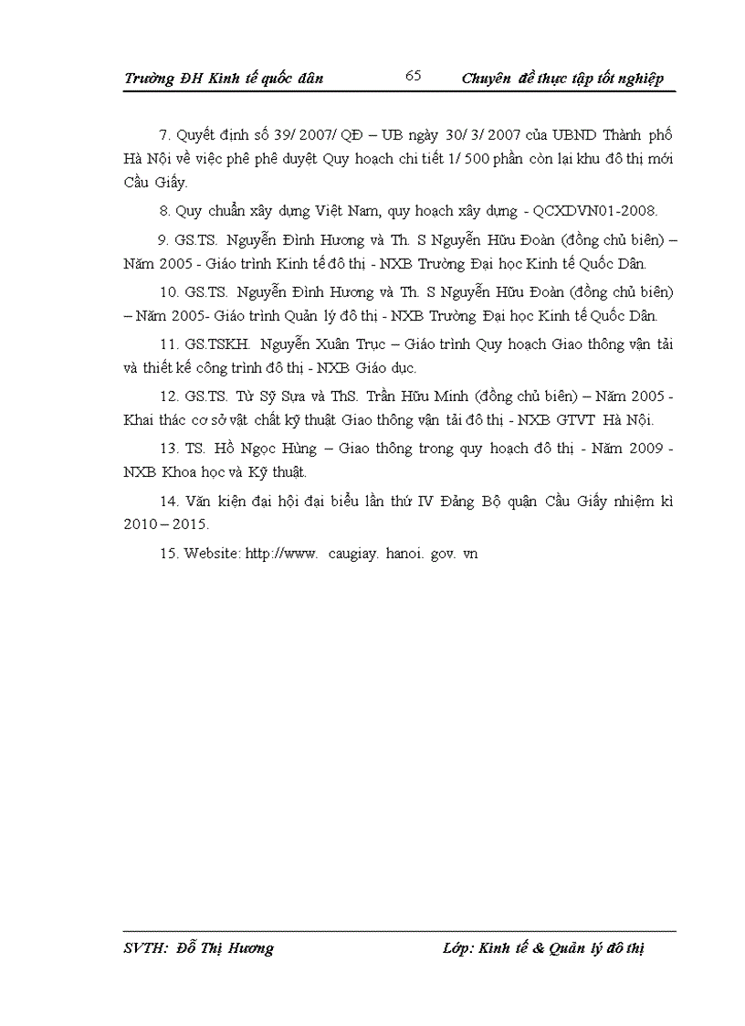 image for page Một số giải pháp nhằm nâng cao hiệu quả công tác quản lý hệ thống giao thông đô thị trên địa bàn Quận Cầu Giấy, Thành phố Hà Nội