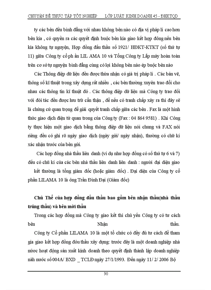 image for page Cơ sở pháp lý về hợp đồng đấu thầu xây dựng và thực tiễn áp dụng tại Công ty cổ phần LILAMA 10