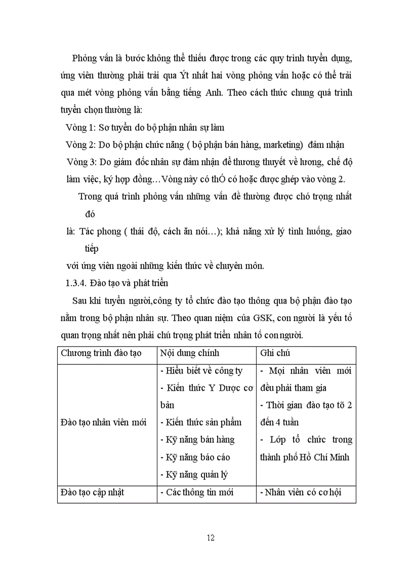 image for page Khảo sát công tác quản trị nguồn nhân lực tại công ty GlaxoSmitheKline ở Việt Nam