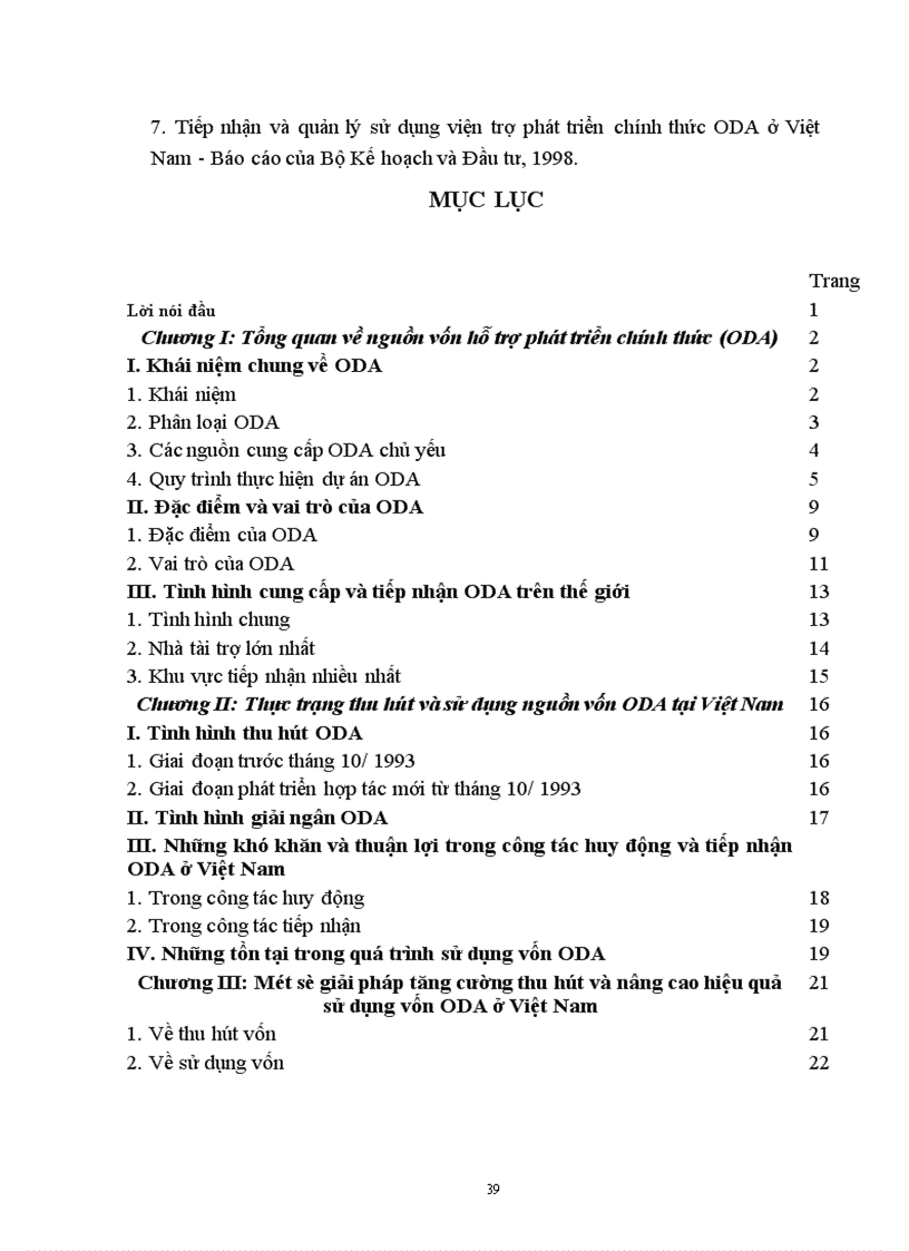 image for page Tổng quan về nguồn vốn hỗ trợ phát triển chính thức (ODA)