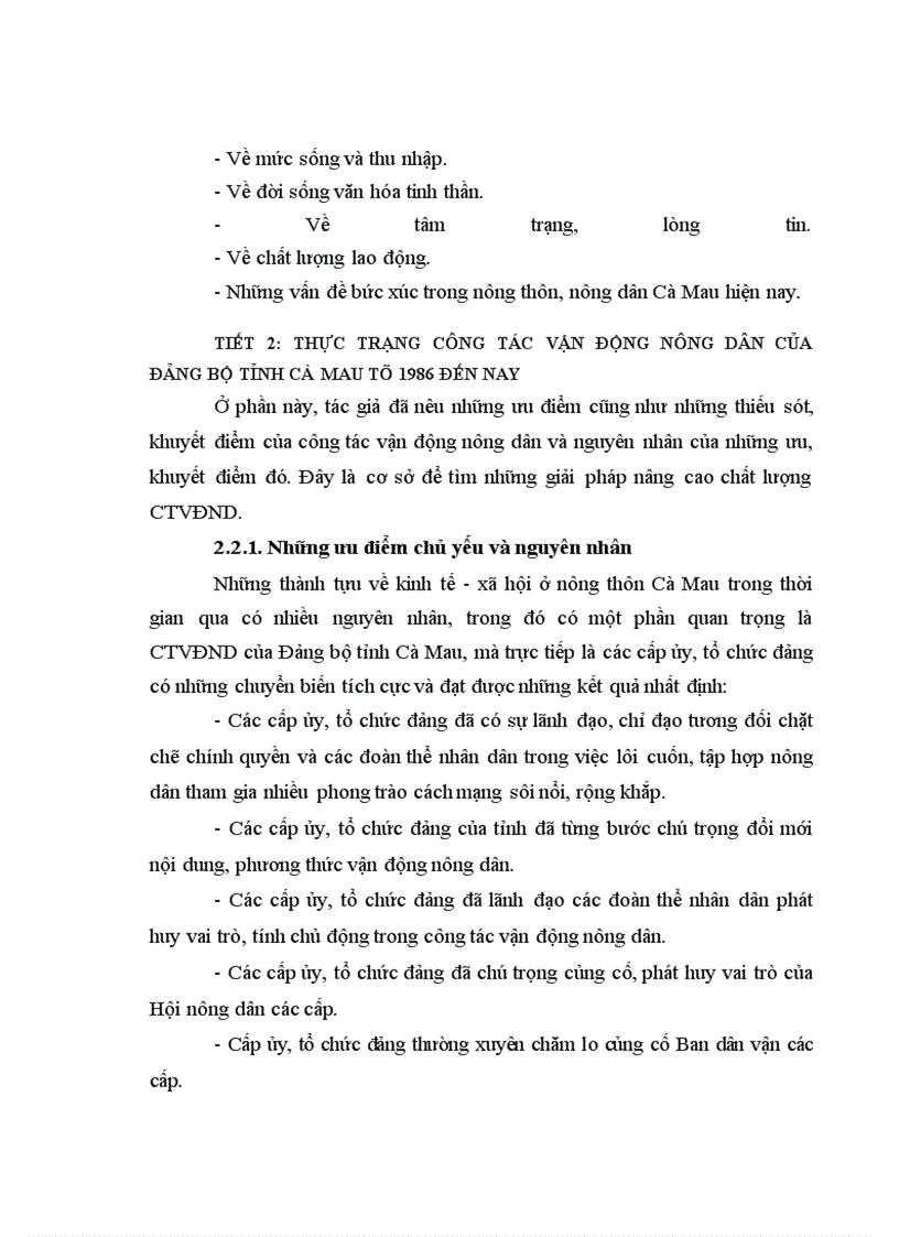 image for page Công tác vận động nông dân của Đảng bộ tỉnh Cà Mau thời kỳ đẩy mạnh công nghiệp hóa, hiện đại hóa đất nước