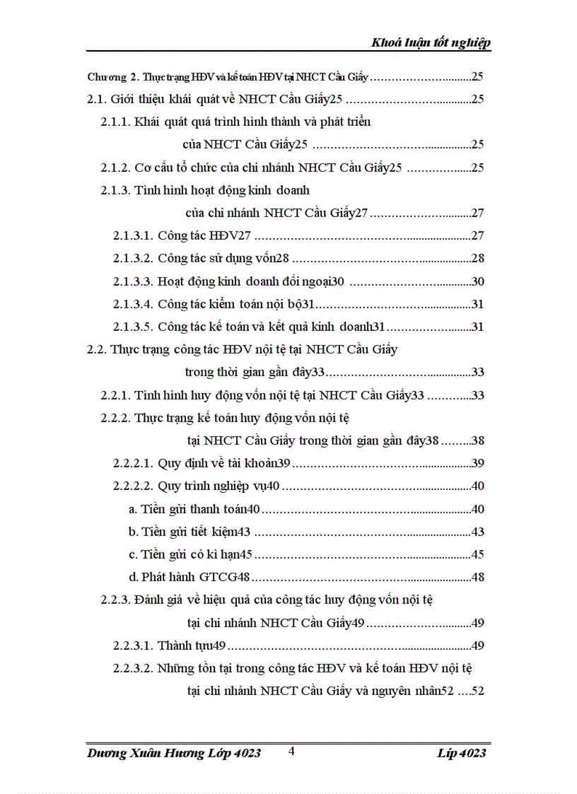 image for page Nâng cao hiệu quả của công tác huy động vốn và kế toán huy động vốn nội tệ tại chi nhánh NHCT Cầu Giấy