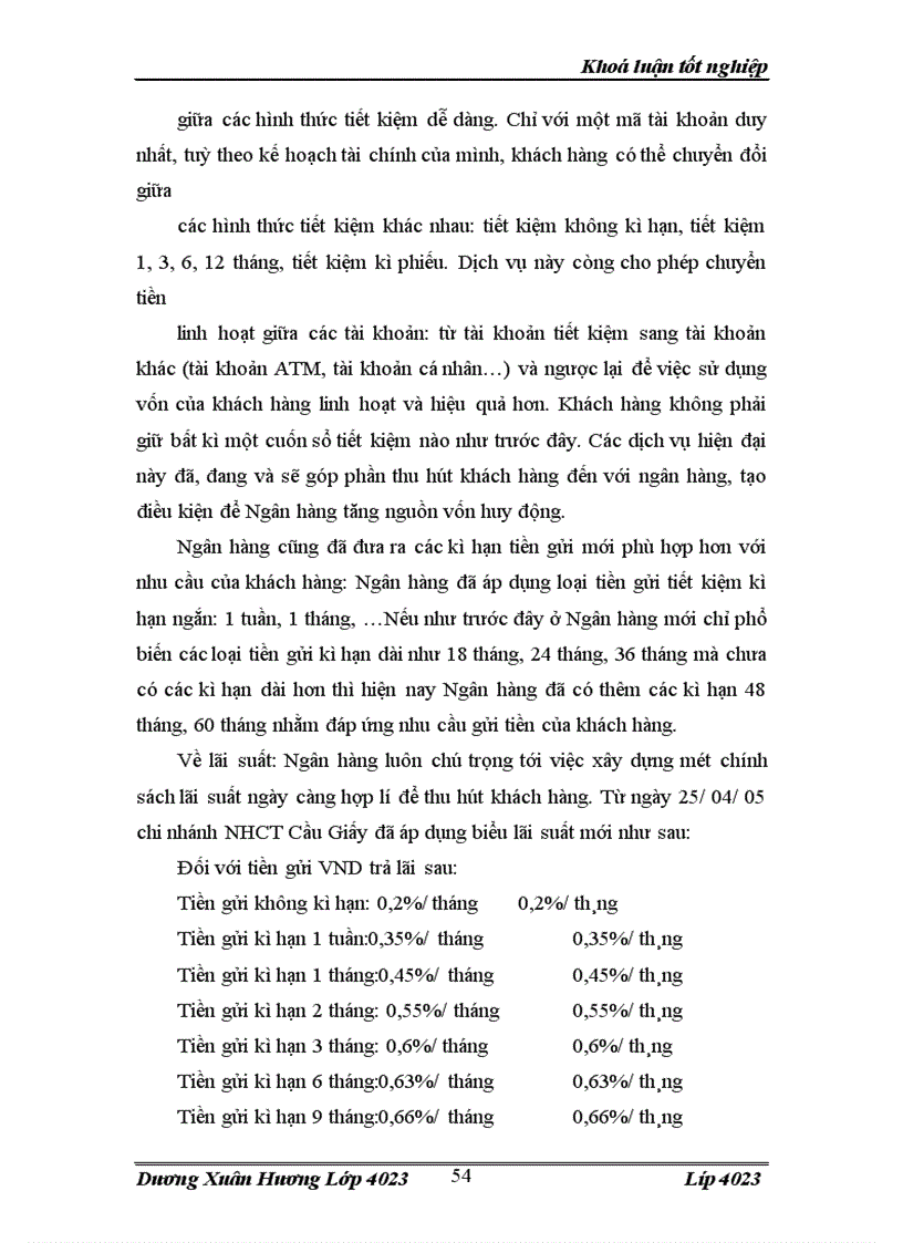 image for page Nâng cao hiệu quả của công tác huy động vốn và kế toán huy động vốn nội tệ tại chi nhánh NHCT Cầu Giấy