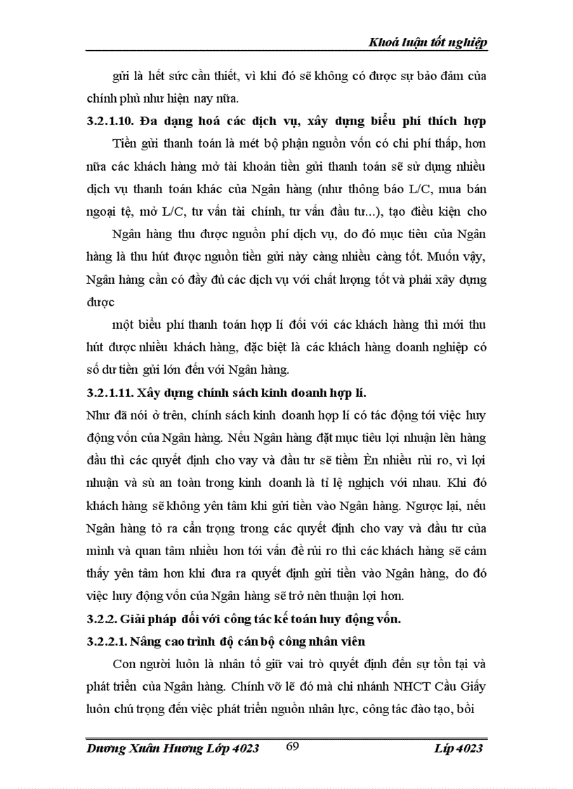 image for page Nâng cao hiệu quả của công tác huy động vốn và kế toán huy động vốn nội tệ tại chi nhánh NHCT Cầu Giấy