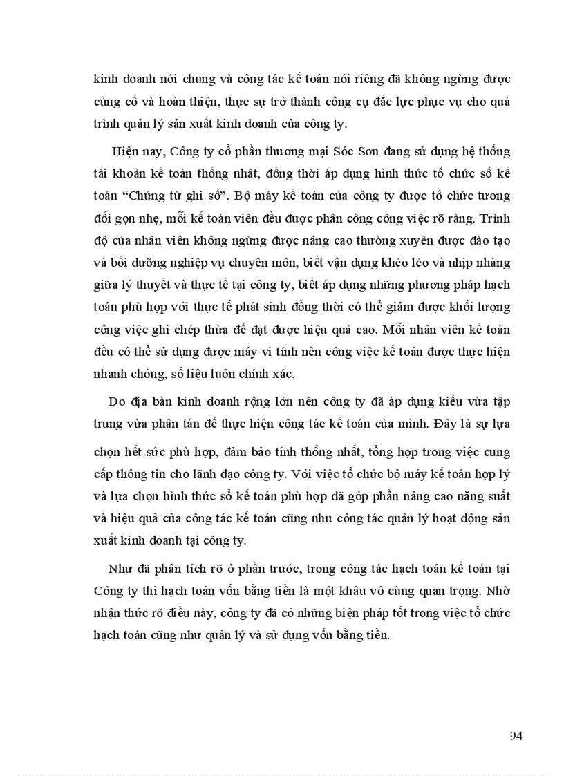 image for page Hạch toán kế toán vốn bằng tiền tại công ty cổ phân thương mại-xây dựng Sóc Sơn