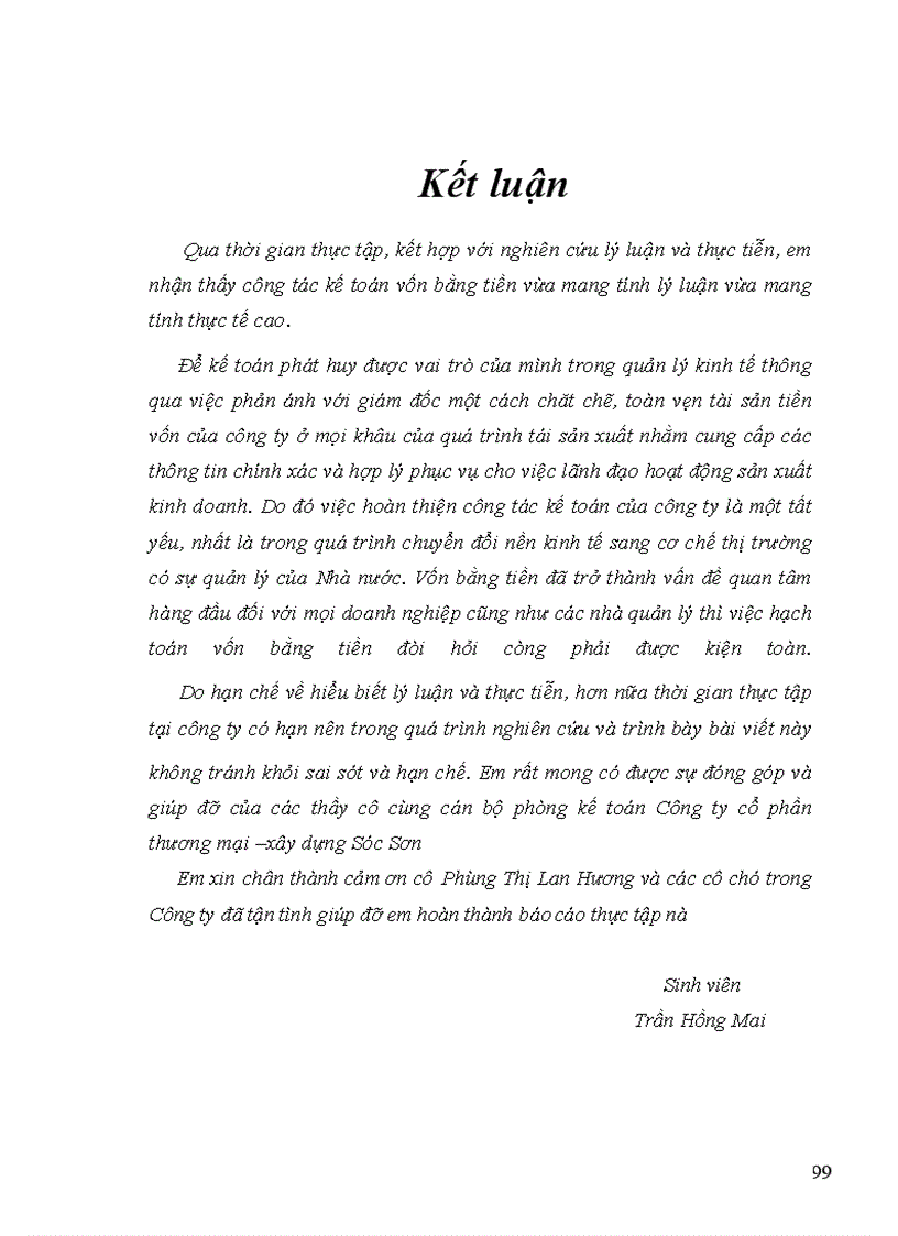 image for page Hạch toán kế toán vốn bằng tiền tại công ty cổ phân thương mại-xây dựng Sóc Sơn