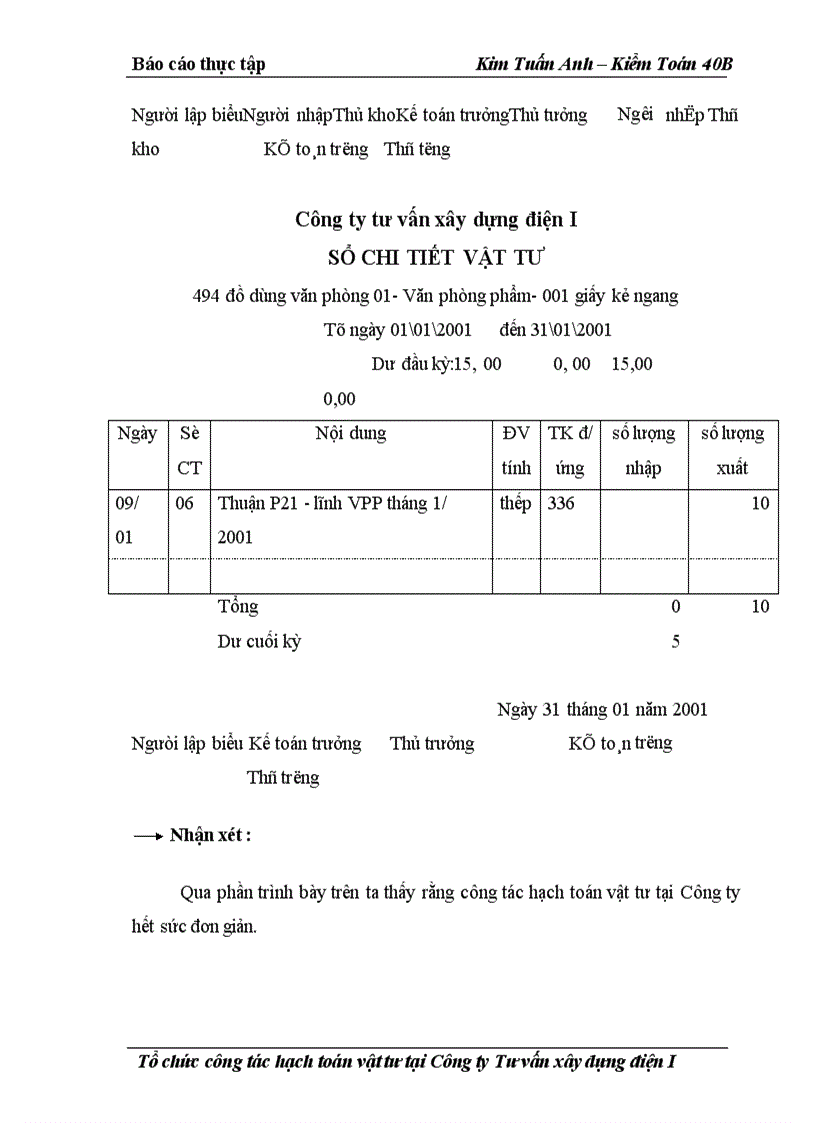 image for page Công tác hạch toán nguyên vật liệu tại công ty tư vấn xây dựng I