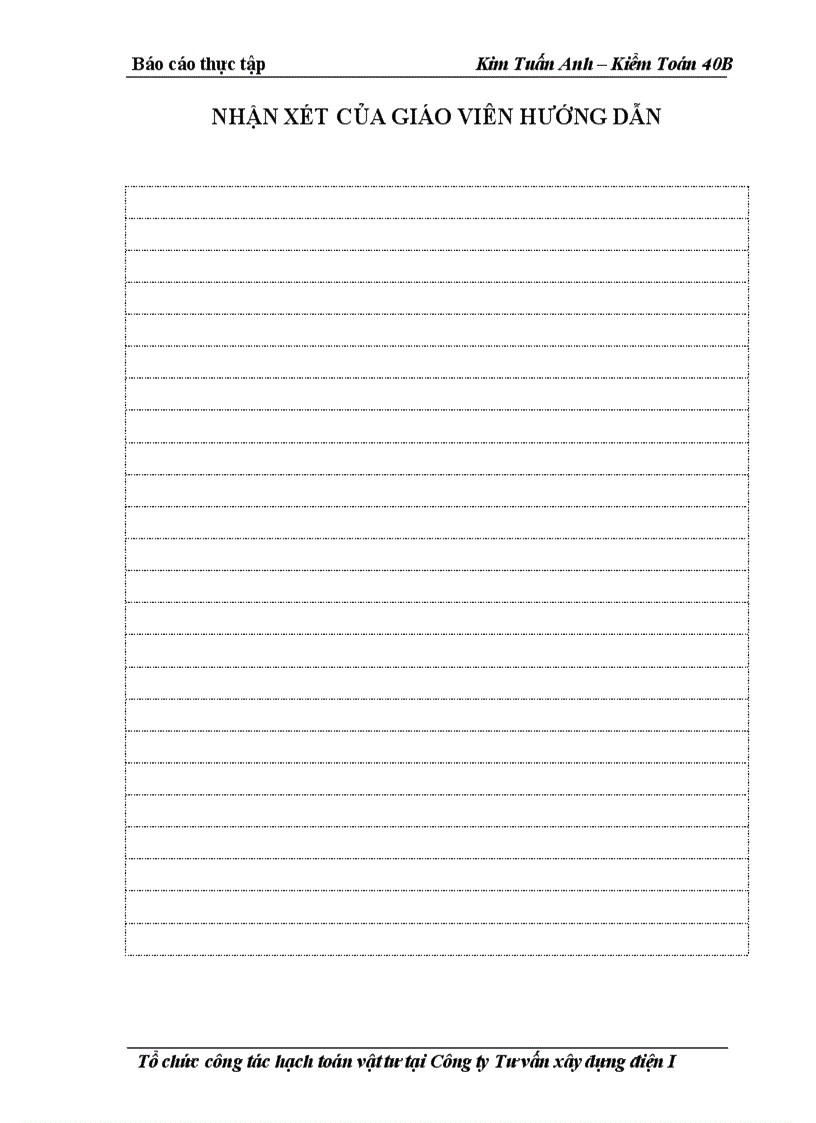 image for page Công tác hạch toán nguyên vật liệu tại công ty tư vấn xây dựng I