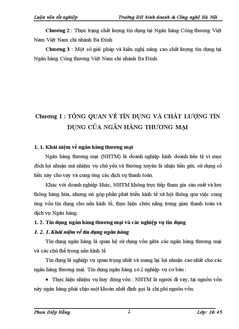 image for page Giải pháp nâng cao chất lượng tín dụng tại chi nhánh ngân hàng công thương Ba Đình