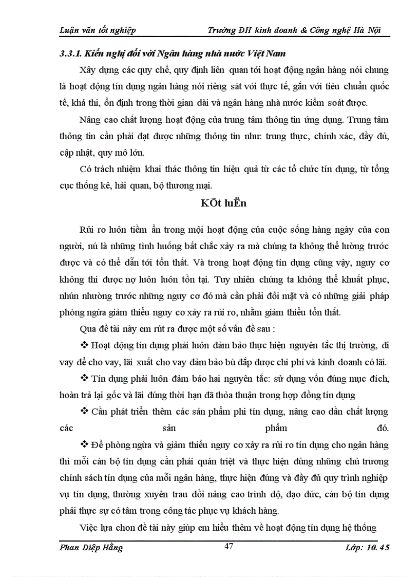 image for page Giải pháp nâng cao chất lượng tín dụng tại chi nhánh ngân hàng công thương Ba Đình