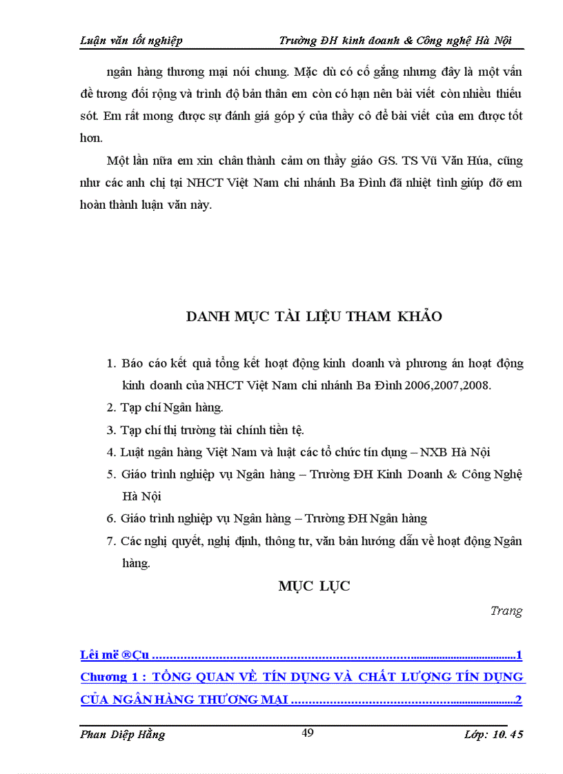 image for page Giải pháp nâng cao chất lượng tín dụng tại chi nhánh ngân hàng công thương Ba Đình