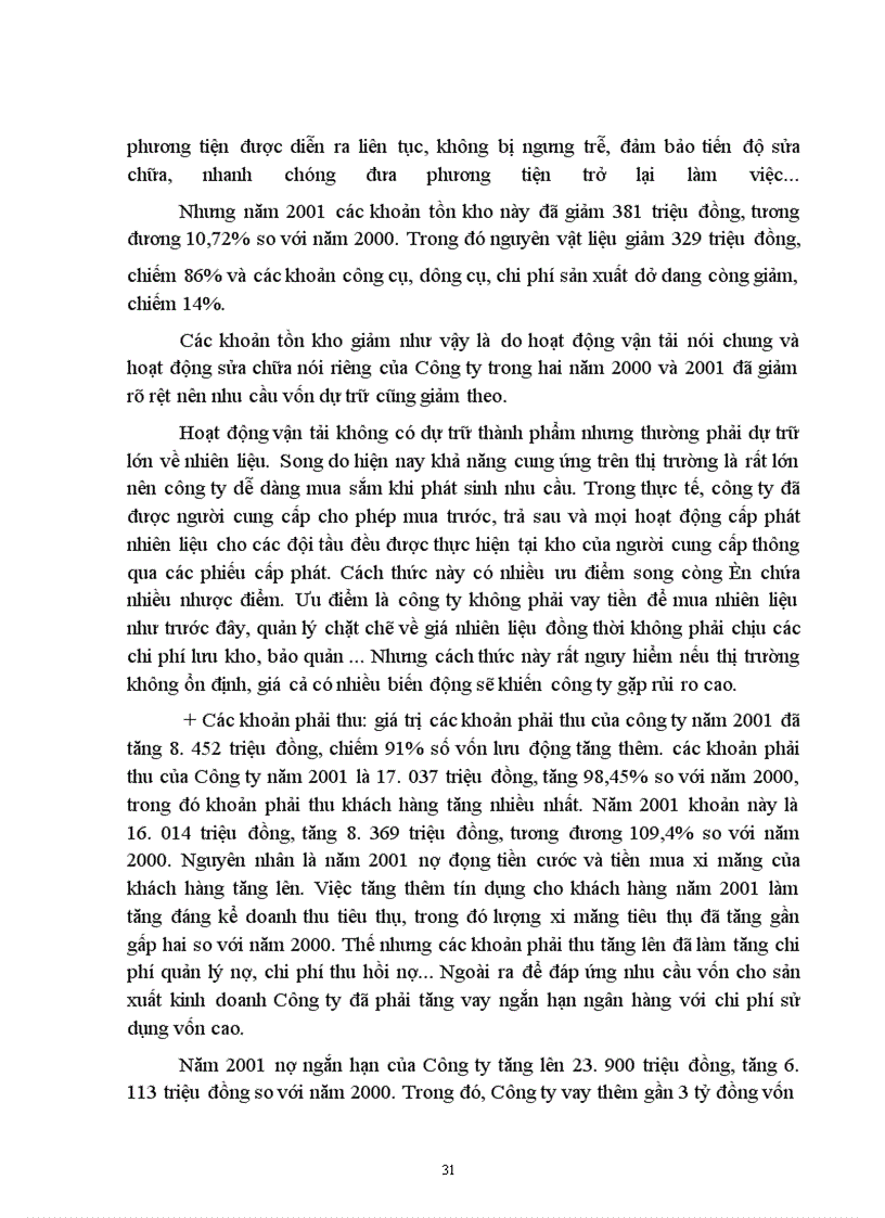 image for page Một số giải pháp nâng cao hiệu quả sử dụng vốn tại Công ty Vận tải Thuỷ I