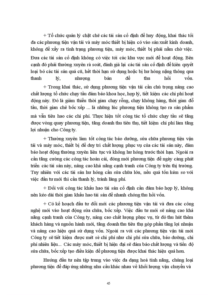 image for page Một số giải pháp nâng cao hiệu quả sử dụng vốn tại Công ty Vận tải Thuỷ I
