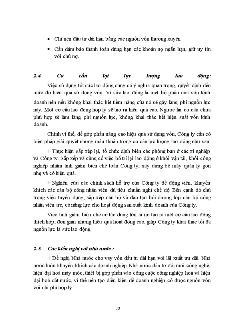 image for page Một số giải pháp nâng cao hiệu quả sử dụng vốn tại Công ty Vận tải Thuỷ I