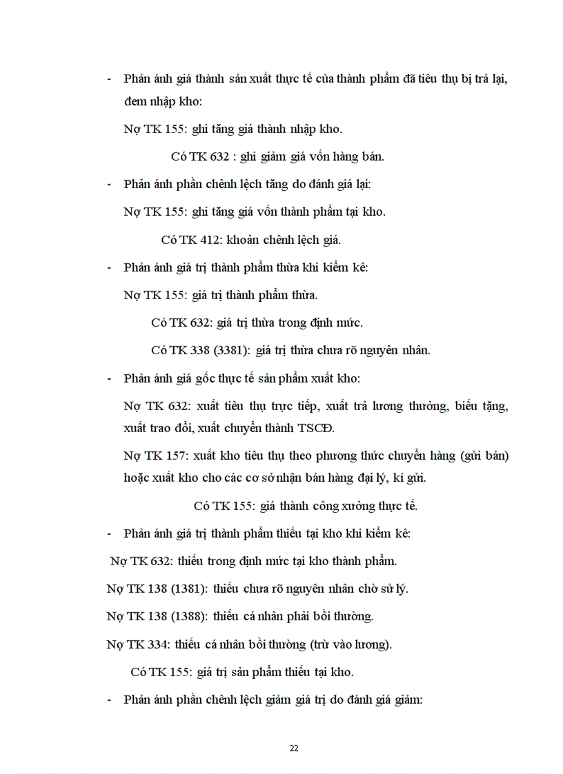 image for page Tổ chức kế toán thành phẩm và tiêu thụ trong doanh nghiệp sản xuất