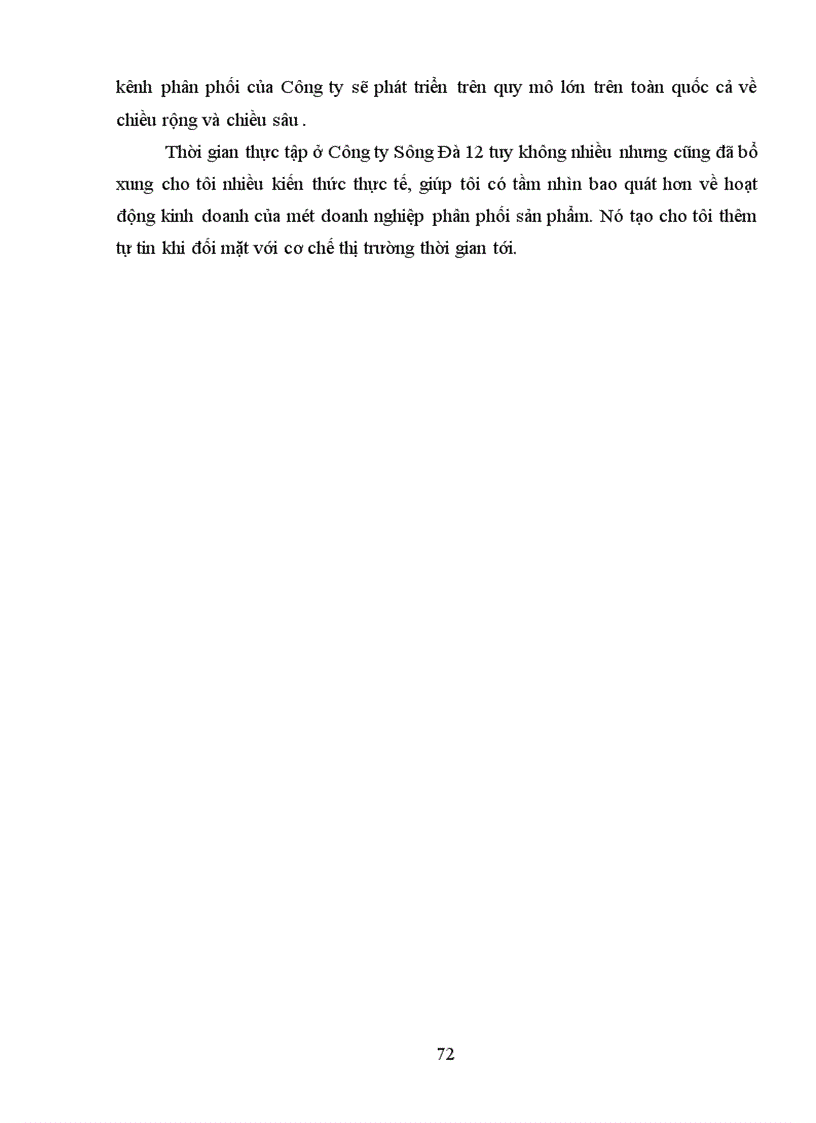 image for page Xây dựng hệ thống kênh phân phối sản phẩm tại Công ty Sông Đà 12 Tổng Công ty Sông Đà