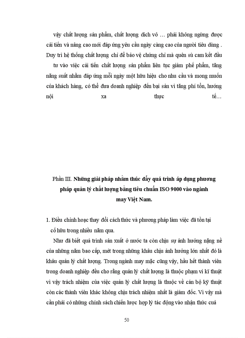image for page Những giải pháp nhằm thúc đẩy quá trình áp dụng phương pháp quản lý chất lượng bằng tiêu chuẩn IS