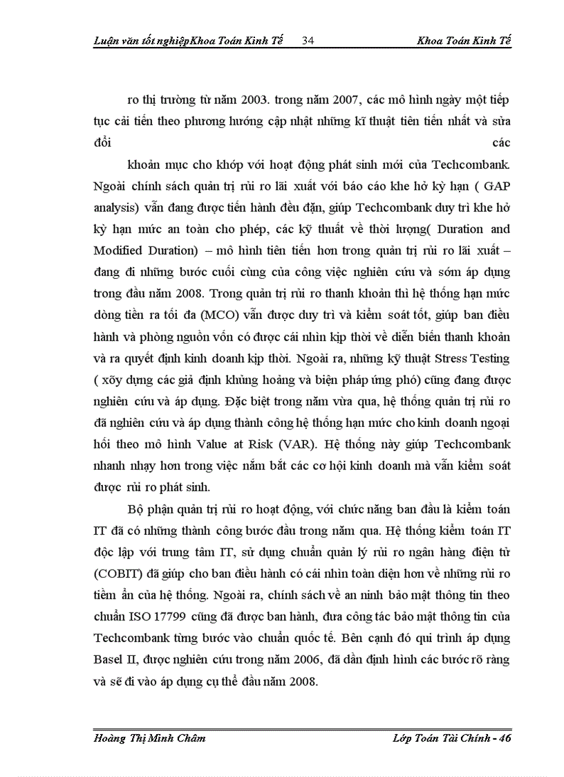 image for page Ứng dụng mô hình Logit trong xếp hạng khách hàng tại ngân hàng TMCP Kỹ thương Việt Nam - Chi nhánh Hà Nội