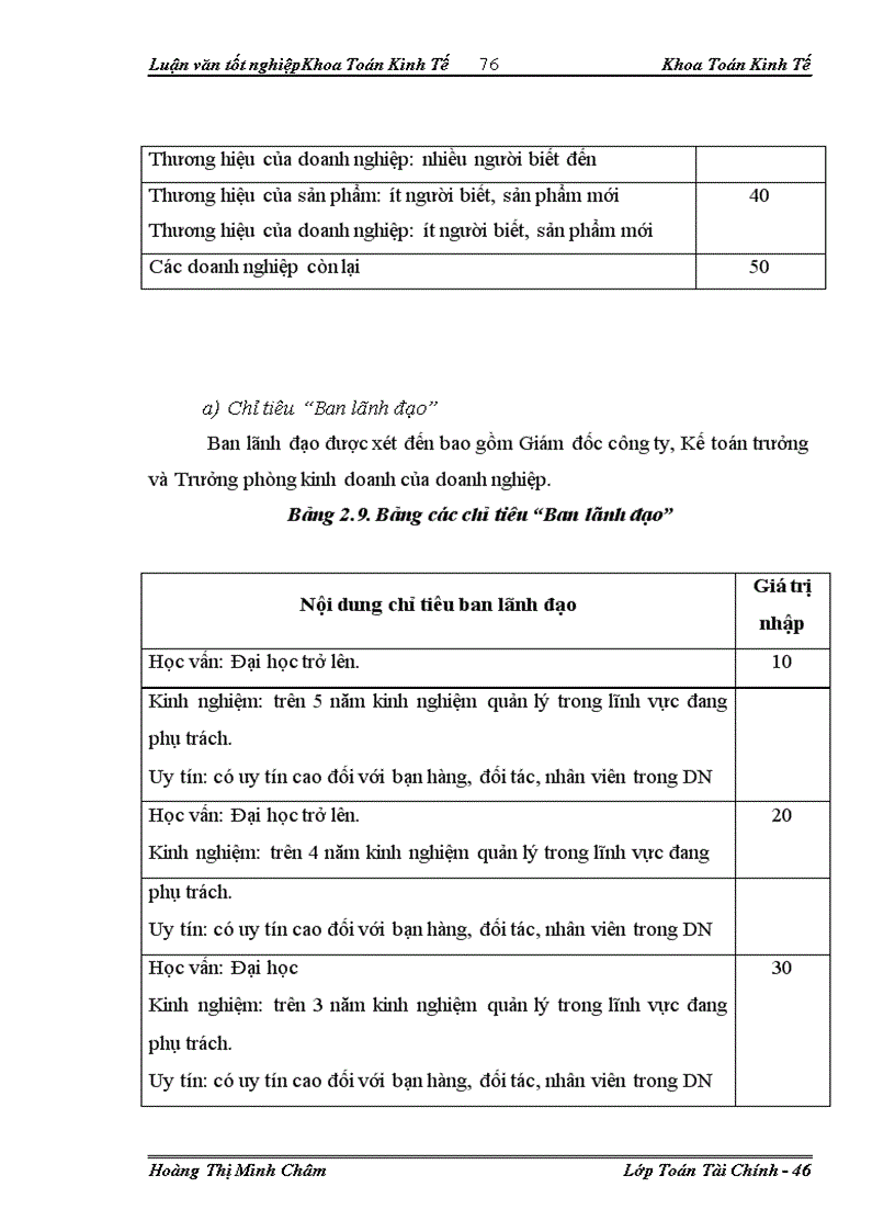image for page Ứng dụng mô hình Logit trong xếp hạng khách hàng tại ngân hàng TMCP Kỹ thương Việt Nam - Chi nhánh Hà Nội