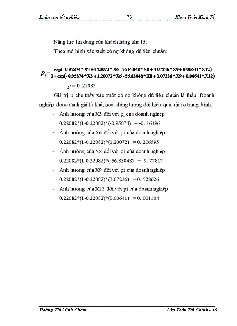 image for page Ứng dụng mô hình Logit trong xếp hạng khách hàng tại ngân hàng TMCP Kỹ thương Việt Nam - Chi nhánh Hà Nội