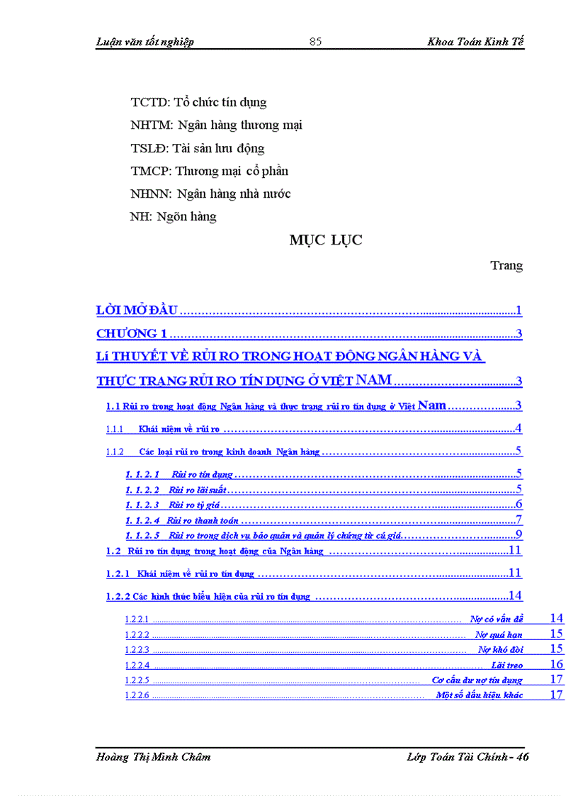 image for page Ứng dụng mô hình Logit trong xếp hạng khách hàng tại ngân hàng TMCP Kỹ thương Việt Nam - Chi nhánh Hà Nội