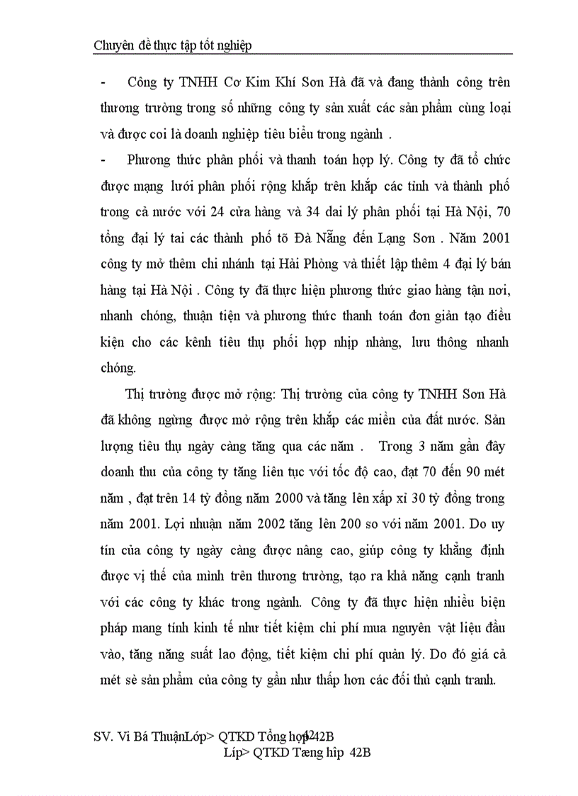 image for page Một số giải pháp đẩy mạnh hoạt động tiêu thụ sản phẩm tại công ty TNHH Cơ Kim Khí Sơn Hà.