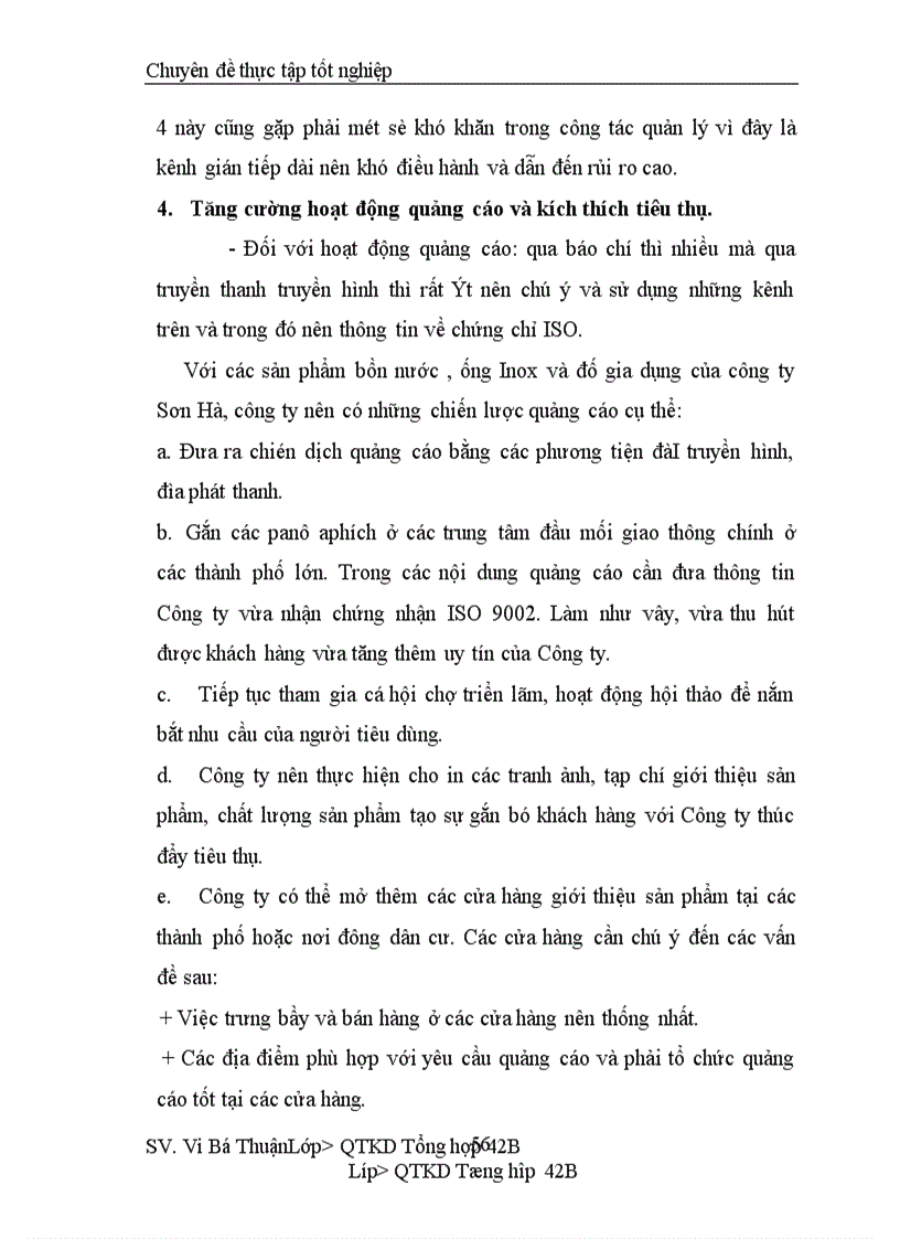 image for page Một số giải pháp đẩy mạnh hoạt động tiêu thụ sản phẩm tại công ty TNHH Cơ Kim Khí Sơn Hà.