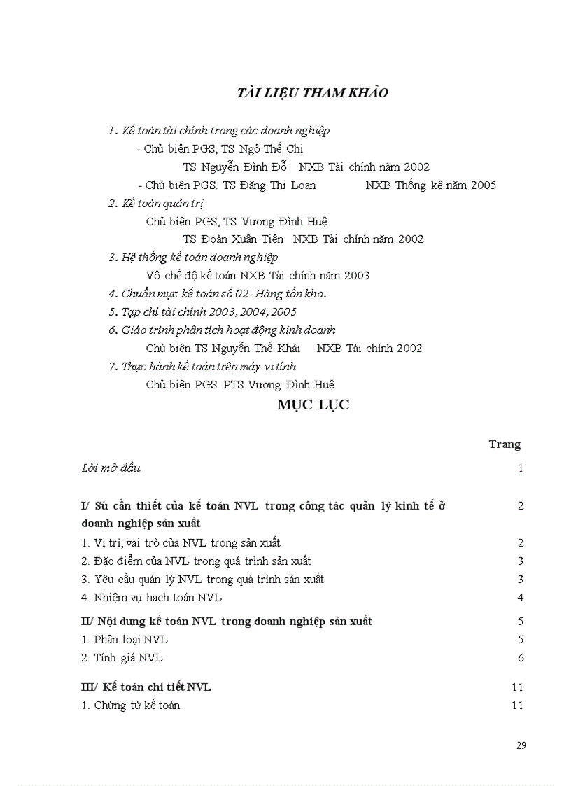image for page Một số vấn đề về kế toán nguyên vật liệu trong doanh nghiệp sản xuất