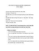 Dự án đầu tư kinh doanh siêu thị điện máy hưng thịnh.