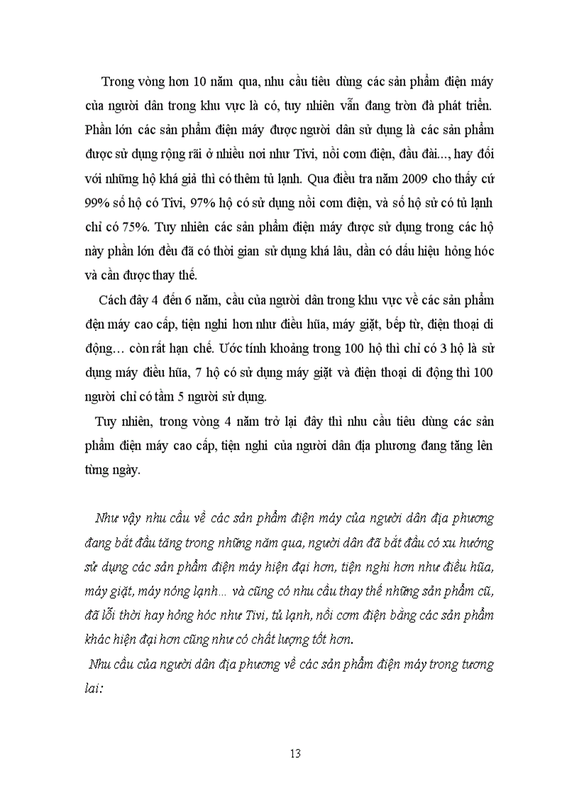 image for page Dự án đầu tư kinh doanh siêu thị điện máy hưng thịnh.