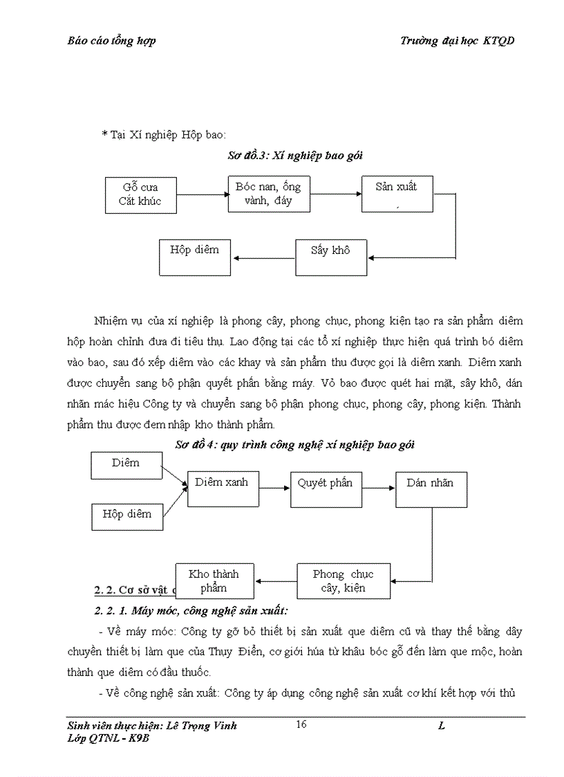 image for page Báo cáo thực tập tại Công ty cổ phần Diêm Thống Nhất