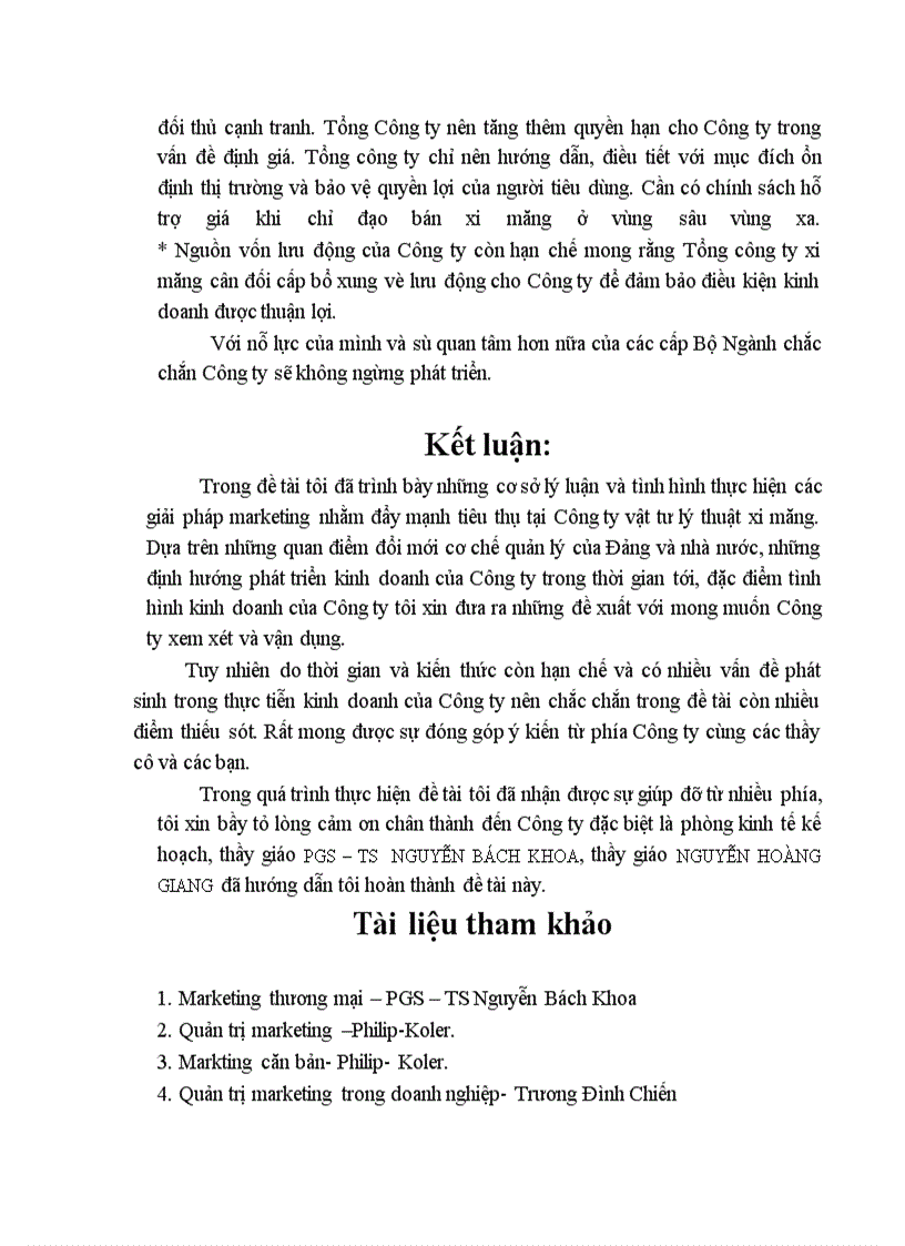 image for page Một số giải pháp marketing nhằm đẩy mạnh tiêu thụ ở Công ty vật tư kỹ thuật xi măng