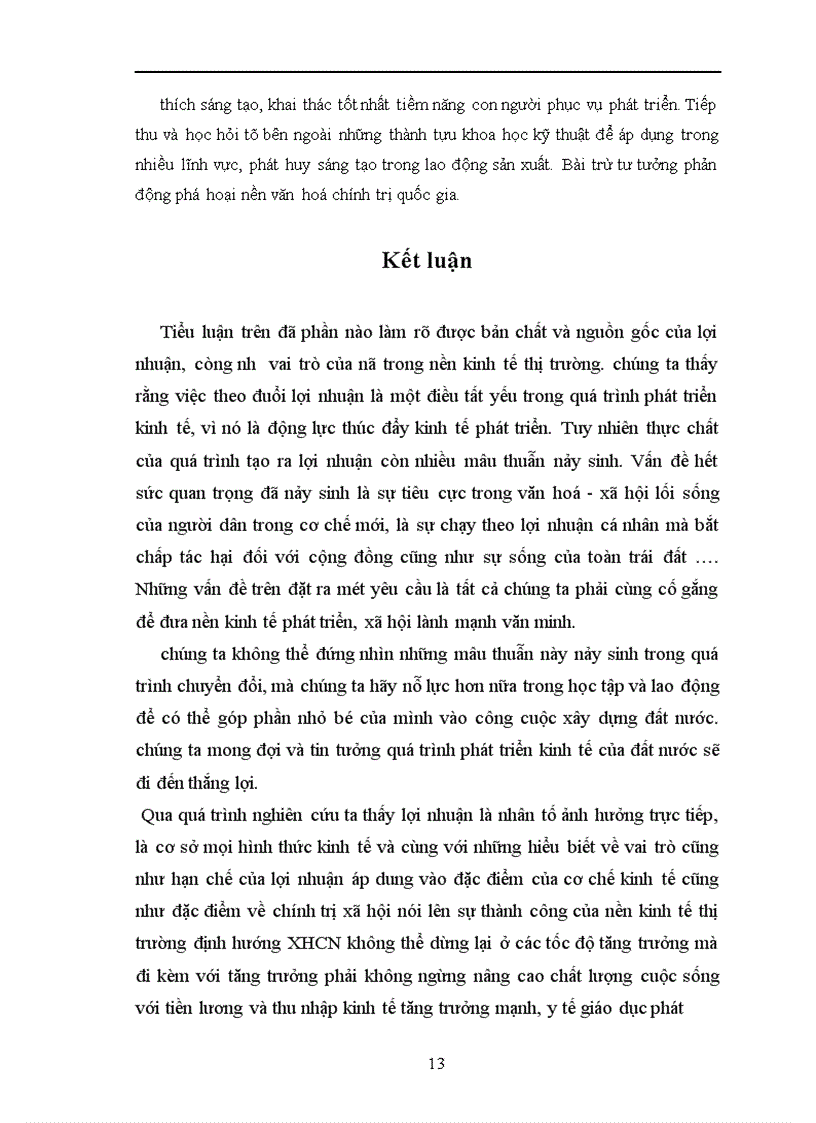 image for page Lợi nhuận trong nền kinh tế thị trường