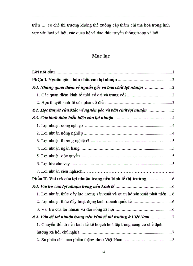 image for page Lợi nhuận trong nền kinh tế thị trường