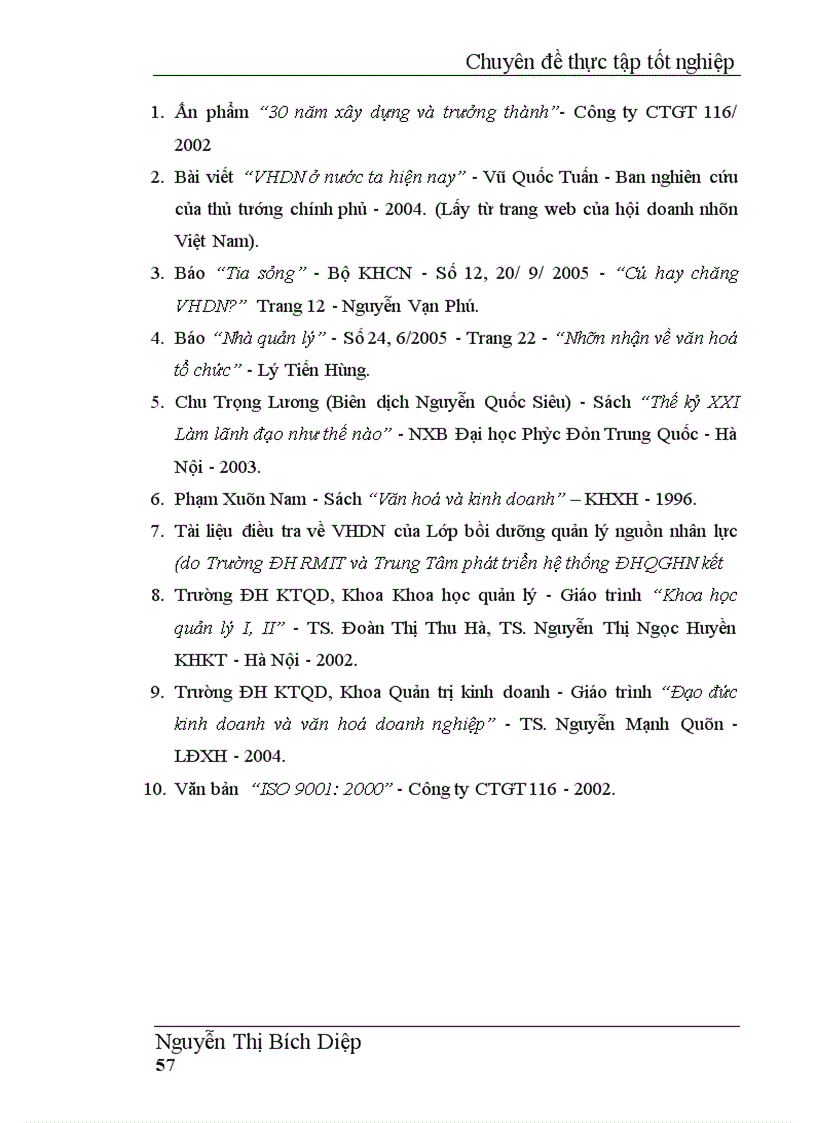 image for page Phát triển văn hoá doanh nghiệp tại công ty công trình giao thông 116 Hà Nội