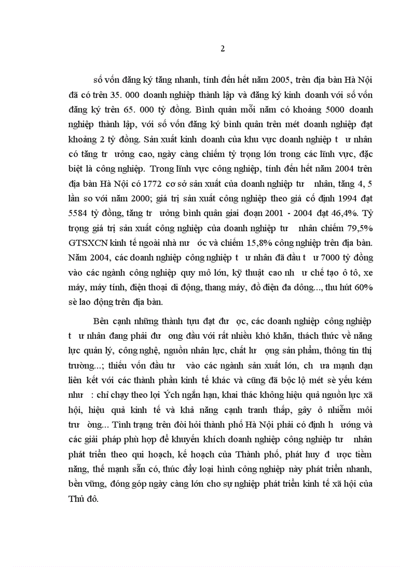 image for page Doanh nghiệp tư nhân trong công nghiệp trên địa bàn Hà Nội