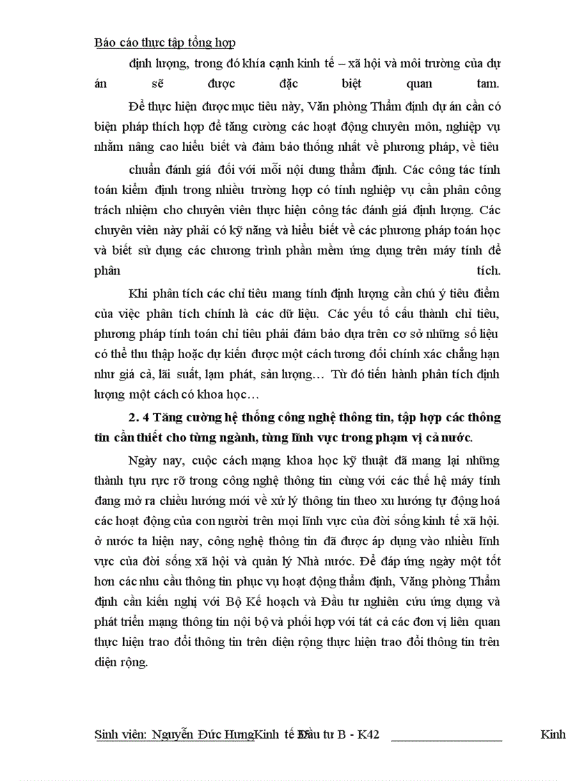 image for page Báo cáo thực tập: thẩm định dự án và giám sát đầu tư ở Vụ Thẩm định và Giám sát Đầu tư.