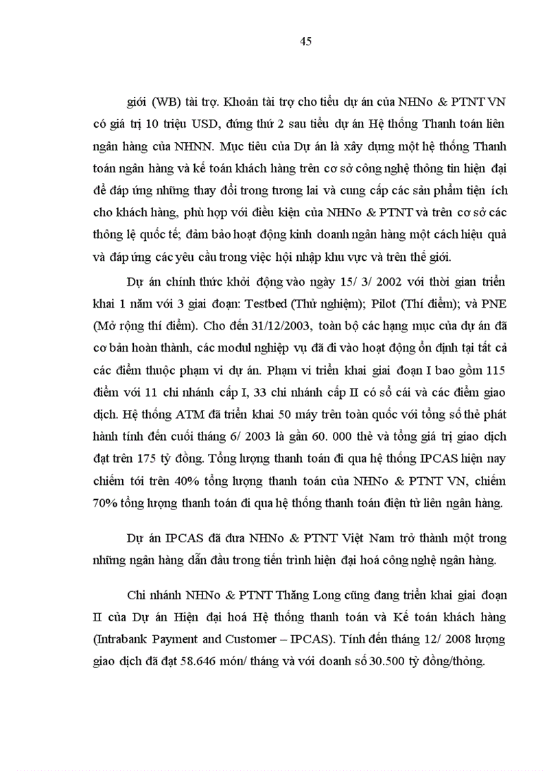 image for page Phân tích tình hình Thanh toán điện tử tại Chi nhánh Ngân hàng Nông nghiệp và Phát triển Nông thôn Thăng Long