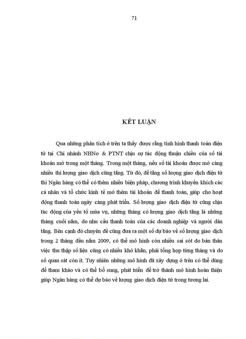 image for page Phân tích tình hình Thanh toán điện tử tại Chi nhánh Ngân hàng Nông nghiệp và Phát triển Nông thôn Thăng Long