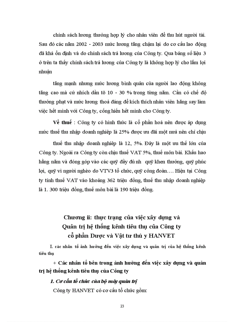 image for page Xây dựng và quản trị hệ thống kênh tiêu thụ ở Công ty cổ phần Dược và vật tư thú y HANVET