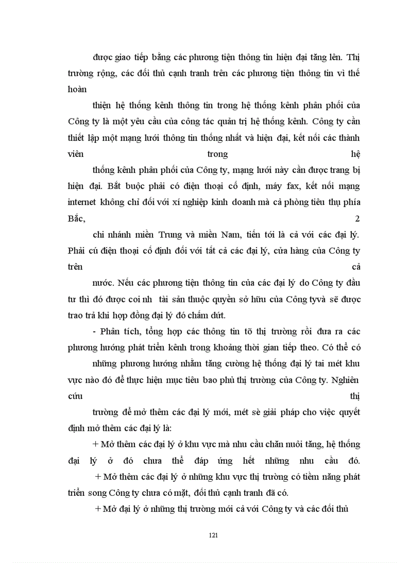 image for page Xây dựng và quản trị hệ thống kênh tiêu thụ ở Công ty cổ phần Dược và vật tư thú y HANVET