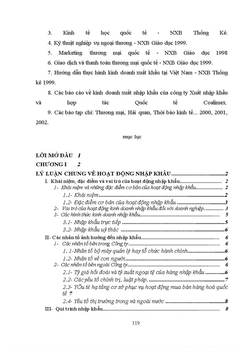 image for page Một số giải pháp nhằm hoàn thiện qui trình nhập khẩu máy móc, thiết bị tại Công ty xuất nhập khẩu và hợp tác quốc tế - Coalimex
