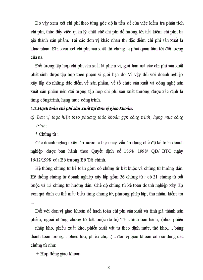 image for page Tổ chức hạch toán chi phí sản xuất và tính giá thành sản phẩm xây lắp trong doanh nghiệp xây lắp theo phương thức khoán