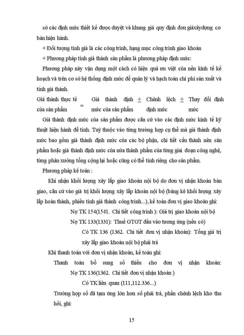 image for page Tổ chức hạch toán chi phí sản xuất và tính giá thành sản phẩm xây lắp trong doanh nghiệp xây lắp theo phương thức khoán