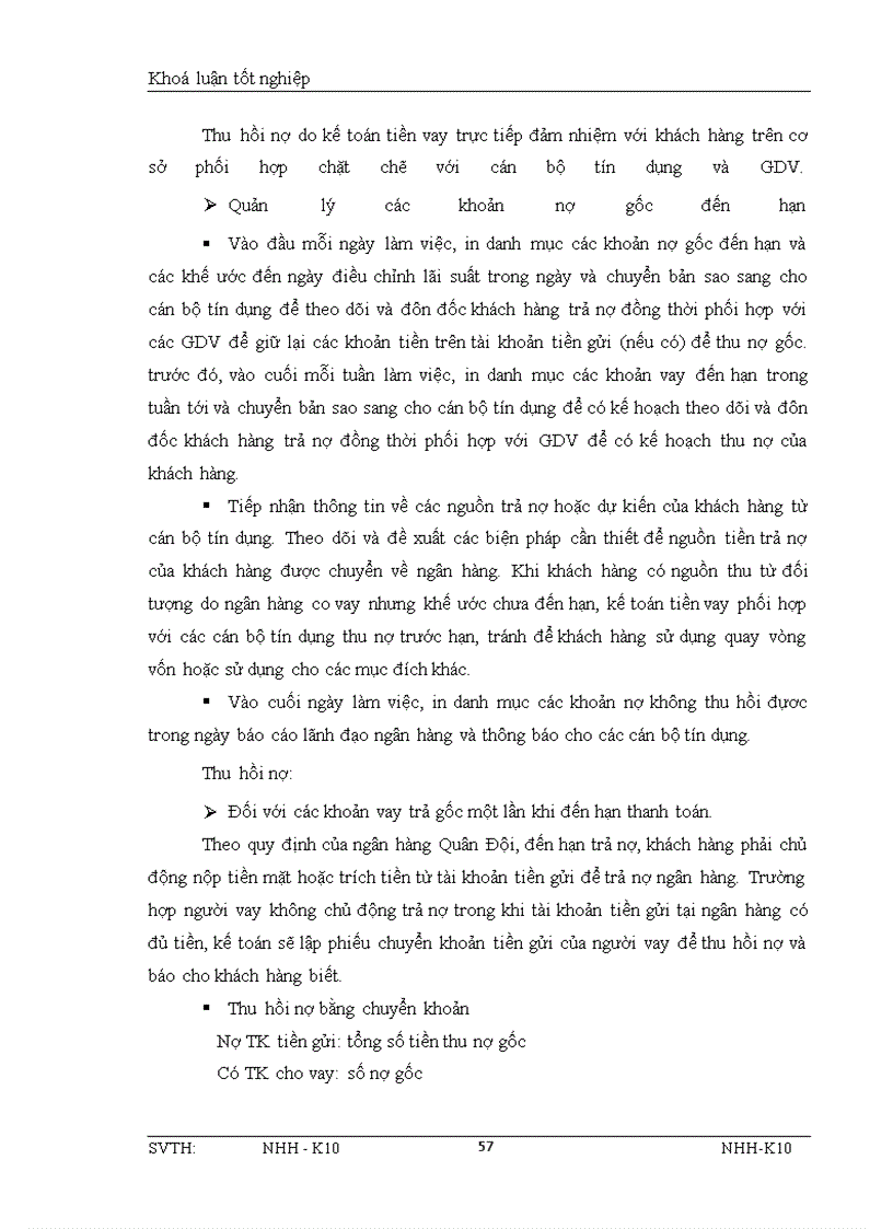 image for page Giải pháp hoàn thiện kế toán cho vay tại ngân hàng TMCP Quân Đội chi nhánh Hai Bà Trưng